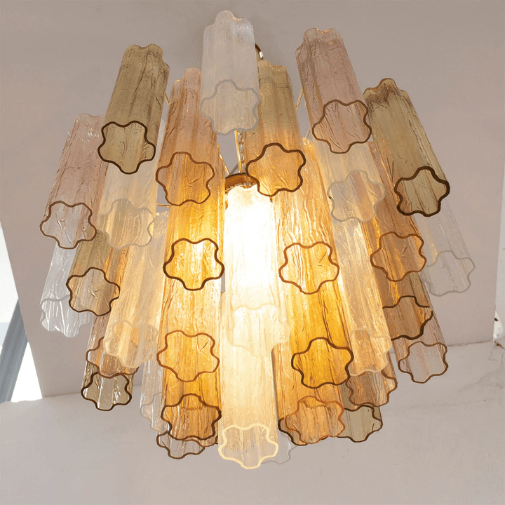 Glasrör Chandelier