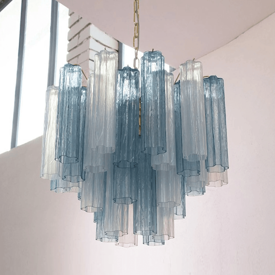 Glasrör Chandelier