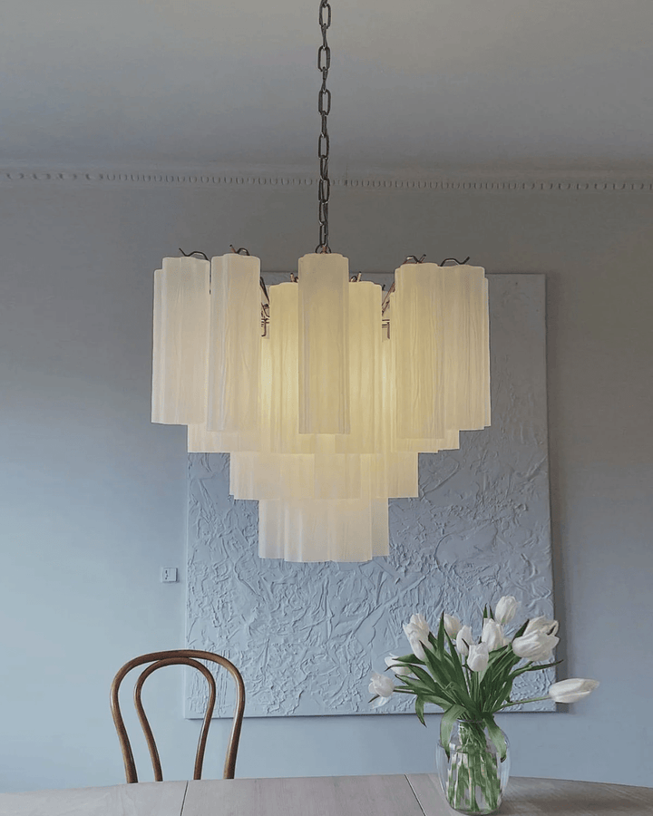 Glasrör Chandelier