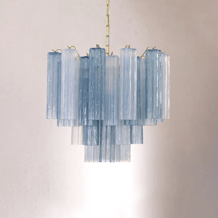 Glasrör Chandelier