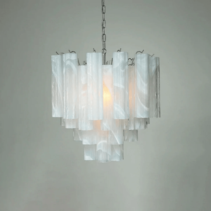 Glasrör Chandelier