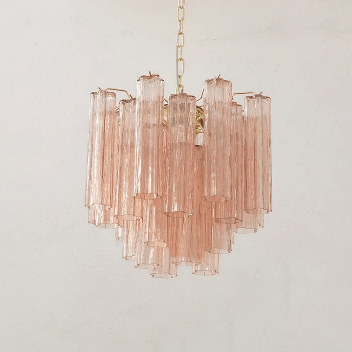 Glasrör Chandelier
