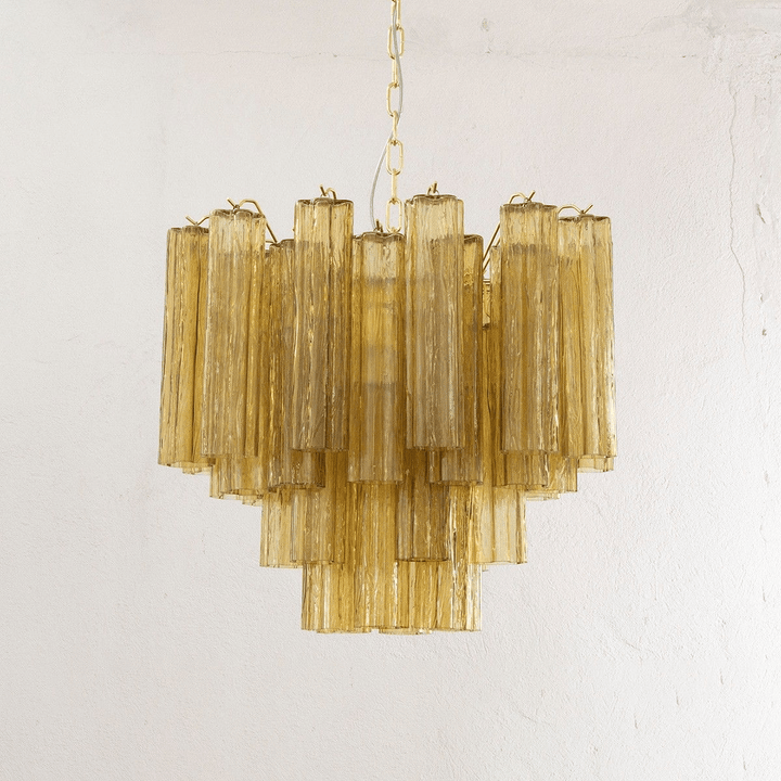Glasrör Chandelier