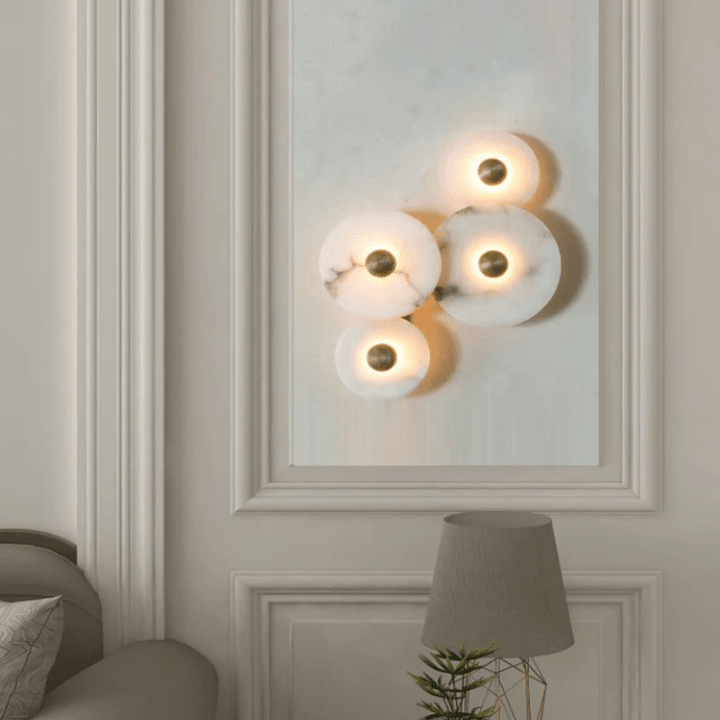 Nayra Alabaster Vägglampa
