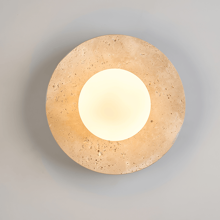 Lunaro Travertine Vägglampa