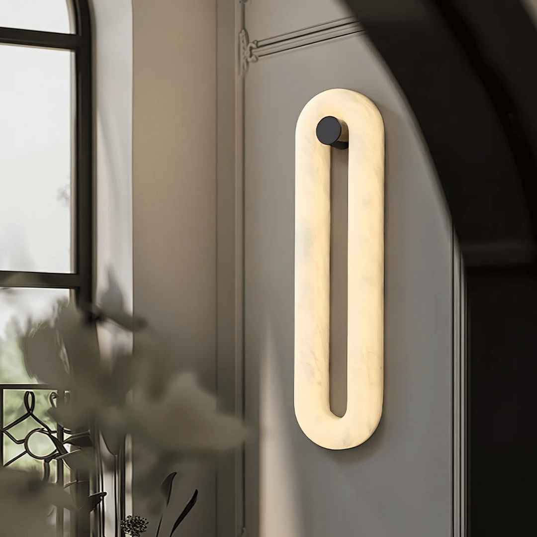 Alabaster Kapsel Vägglampa