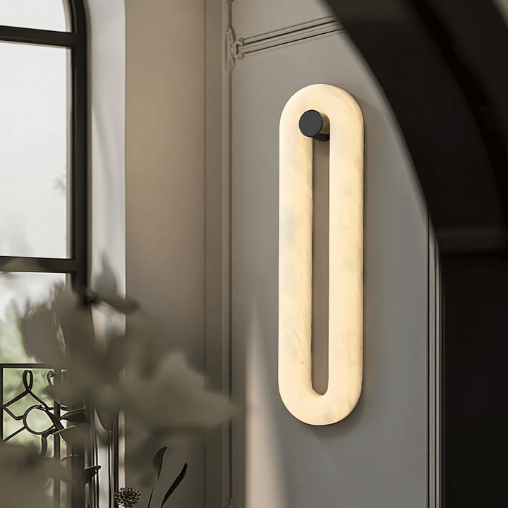 Alabaster Kapsel Vägglampa