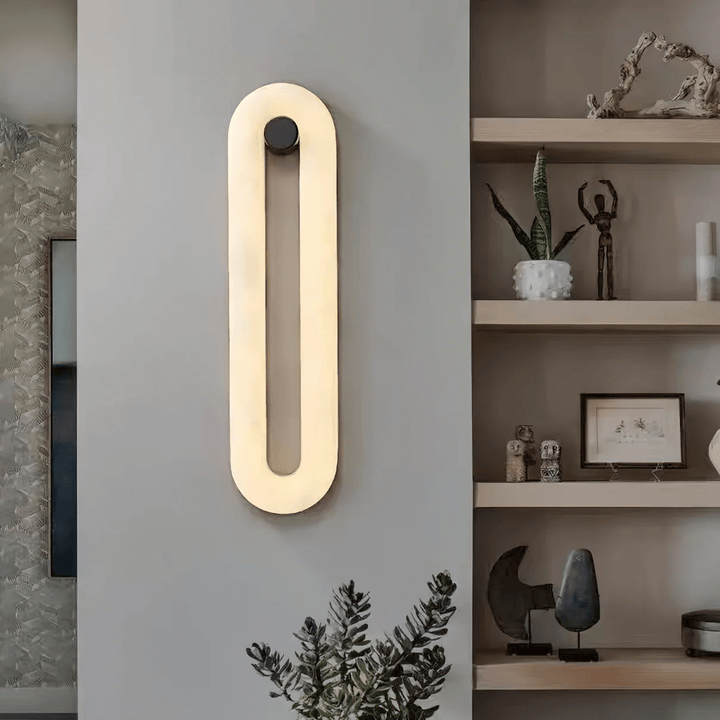 Alabaster Kapsel Vägglampa