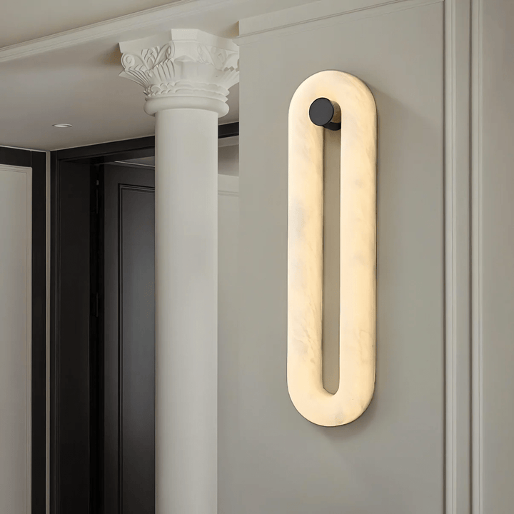 Alabaster Kapsel Vägglampa