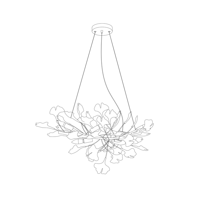 Horizon Bloom Gingko Kandelaber