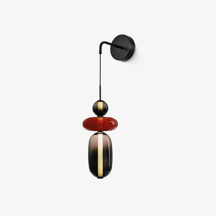 Kanderad Glas Vägglampa