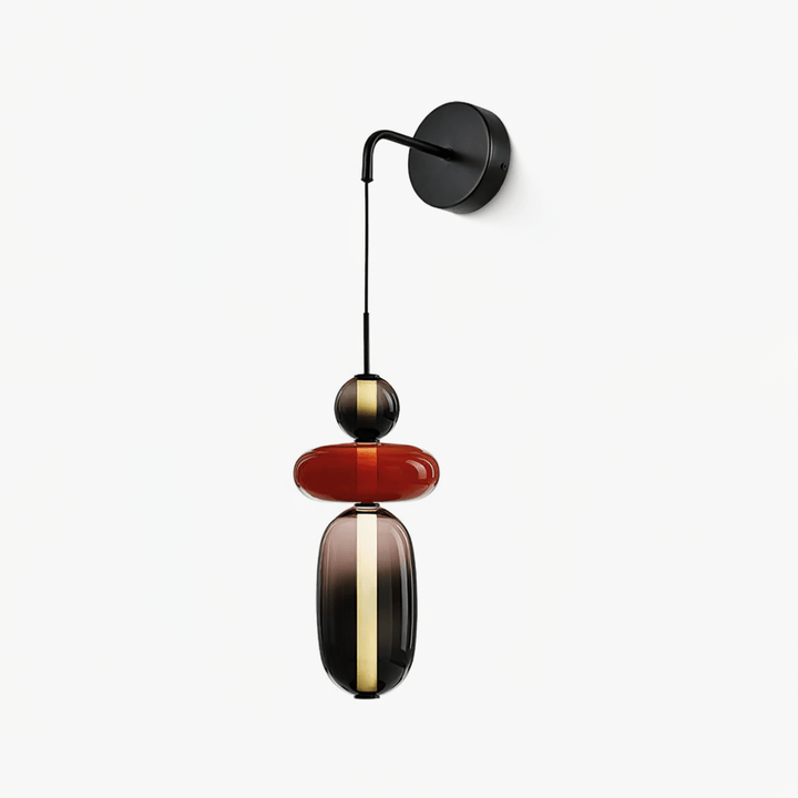 Kanderad Glas Vägglampa