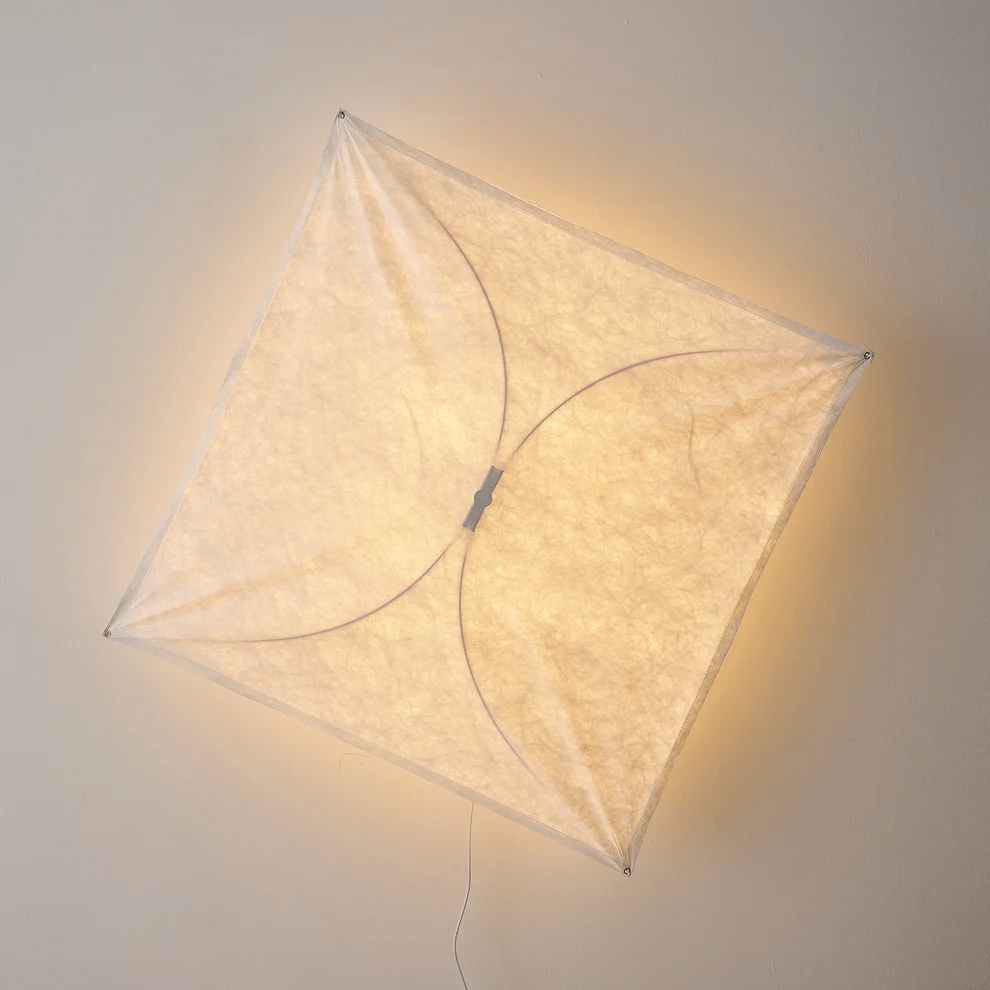 Drakeformad Pappersvägglampa