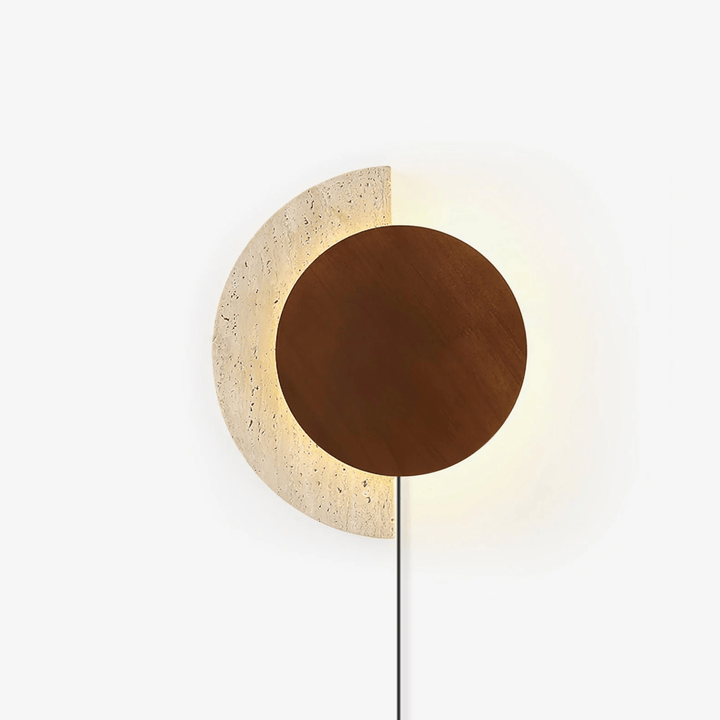 Crescent Halo Vägglampa med Plug-in