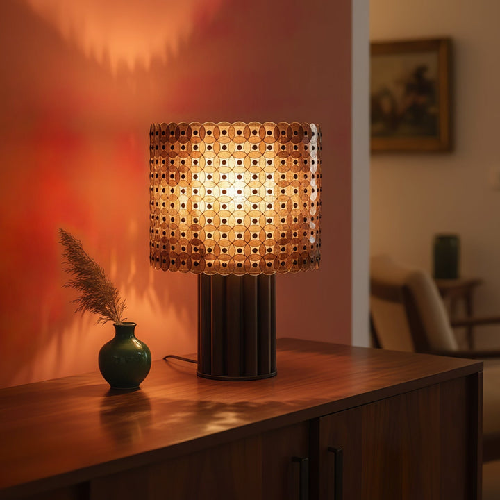 Mica Disc Lattice Bordslampa