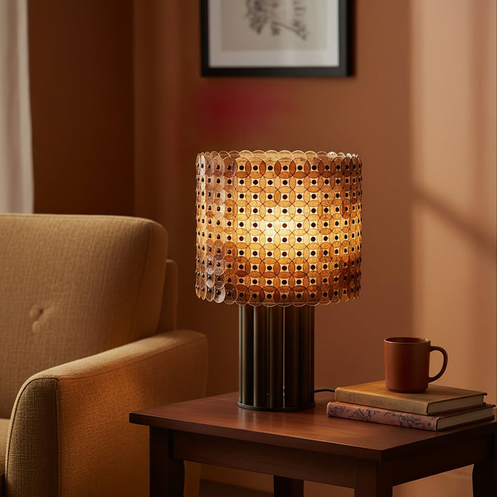 Mica Disc Lattice Bordslampa