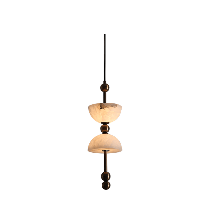 Duo Alabaster Pendellampa