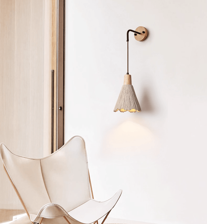 Microcement Vägglampa