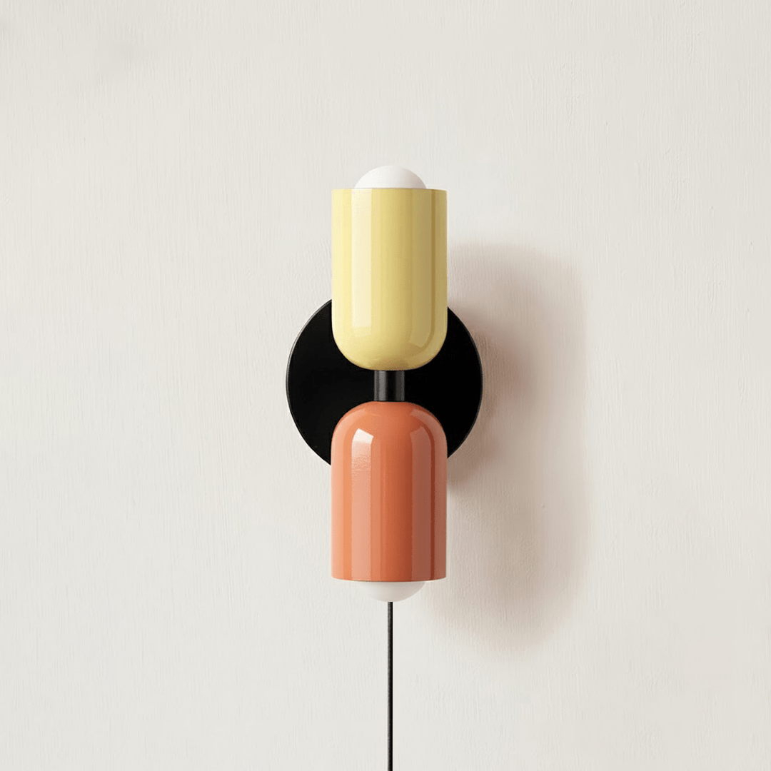 Couleur Dubbel Plug-In Vägglampa