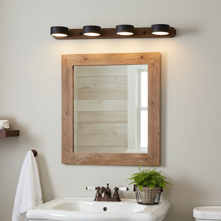 Svart Travertin Duo Vägglampa