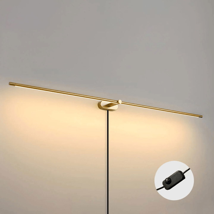 Minimalistisk Linjär Vägglampa med Stickkontakt