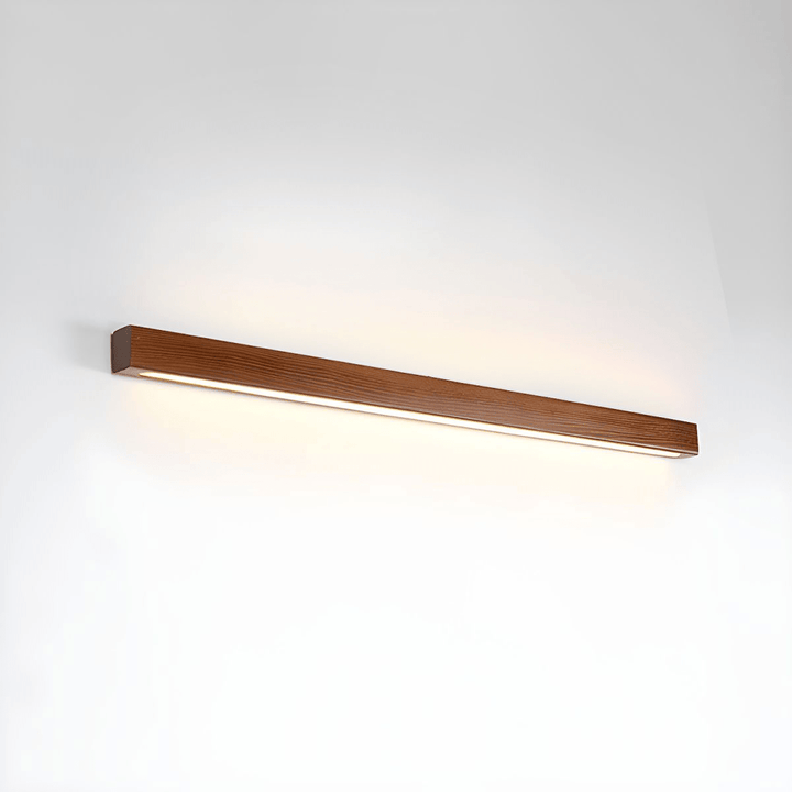 Arlo Linjär Trä Vägglampa