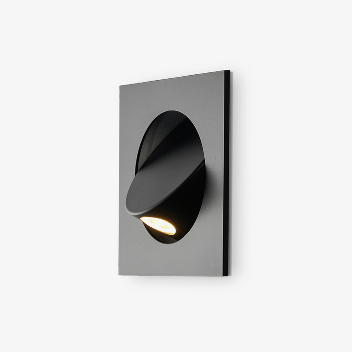 Minimalistisk Inbyggd Rotera Vägglampa