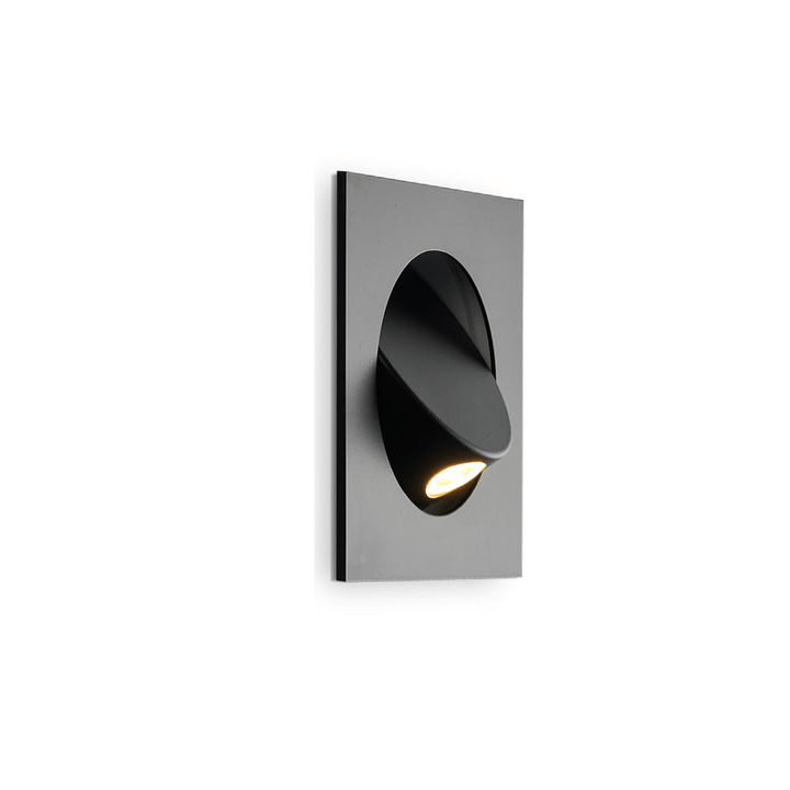 Minimalistisk Inbyggd Rotera Vägglampa