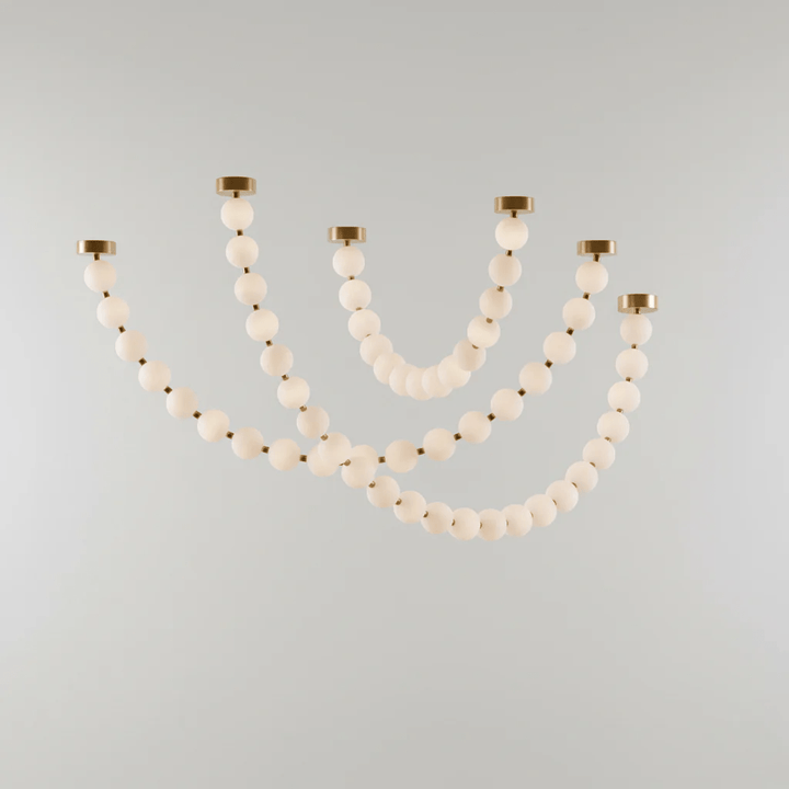 Pärlhalsband Bollar Kandelaber