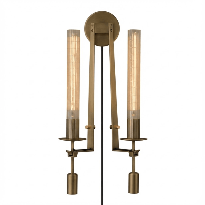 Fransk Klassicism Plug-in Vägglampa