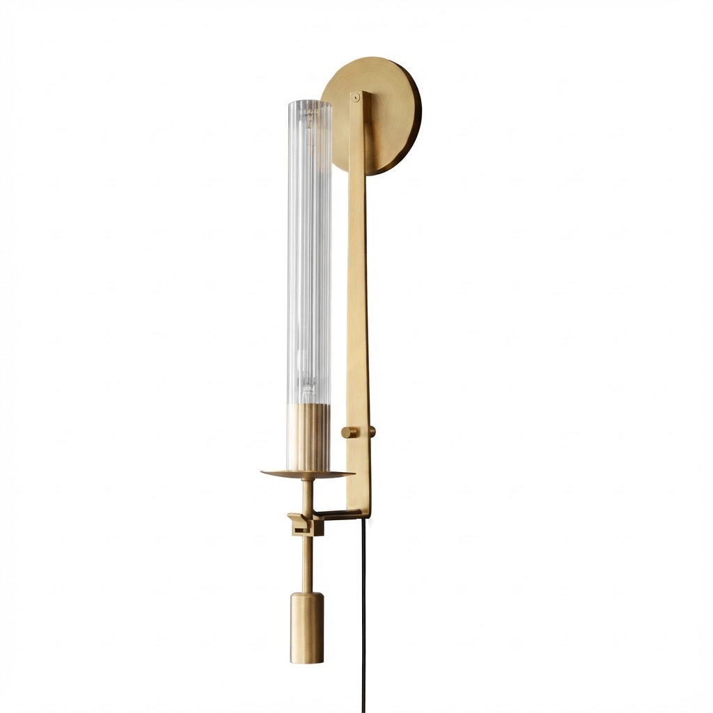 Fransk Klassicism Plug-in Vägglampa