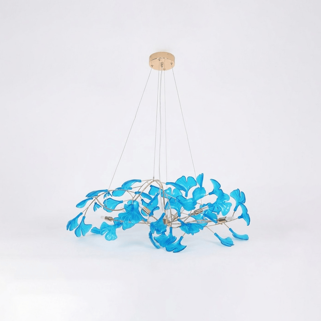 Acrylic Ginkgo Leaf Chandelier