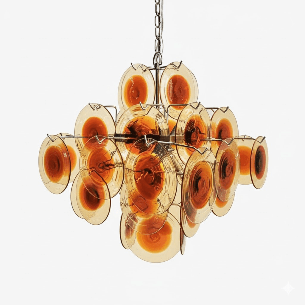 Vintage Murano-stil Glas Chandeliers