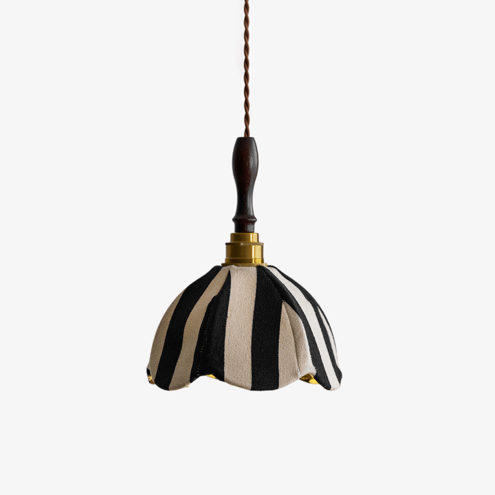 Randig Klocka Hängande Lampa