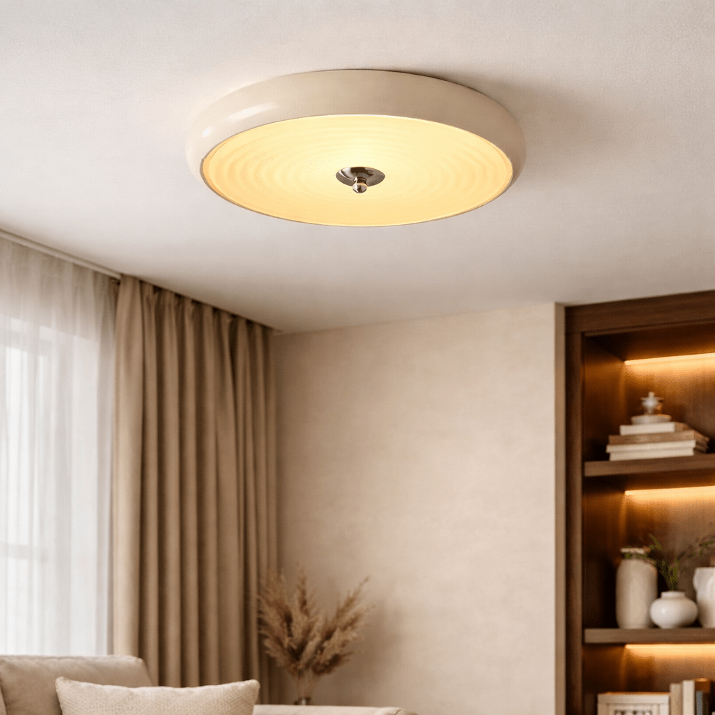 Ripple Cream Taklampa
