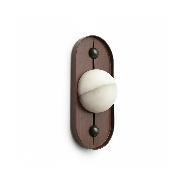 Bezel Alabaster Vägglampa