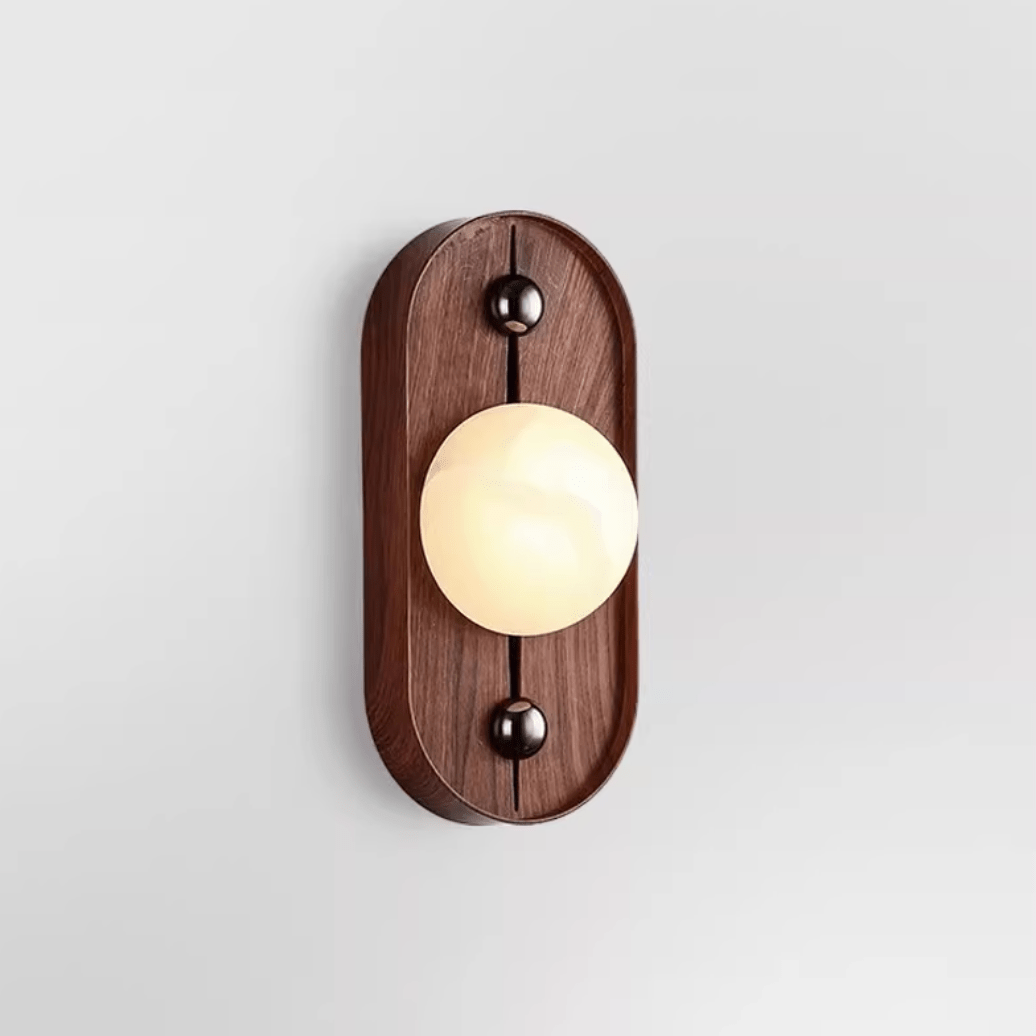Bezel Alabaster Vägglampa