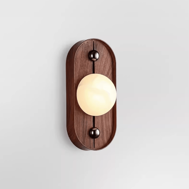Bezel Alabaster Vägglampa