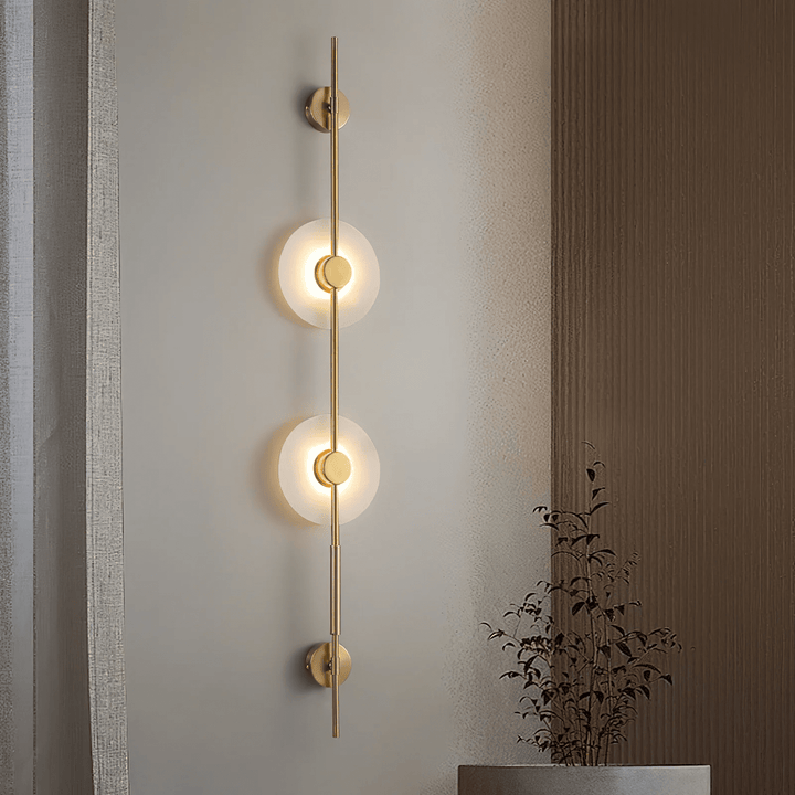 Alabaster Vertikal Vägglampa