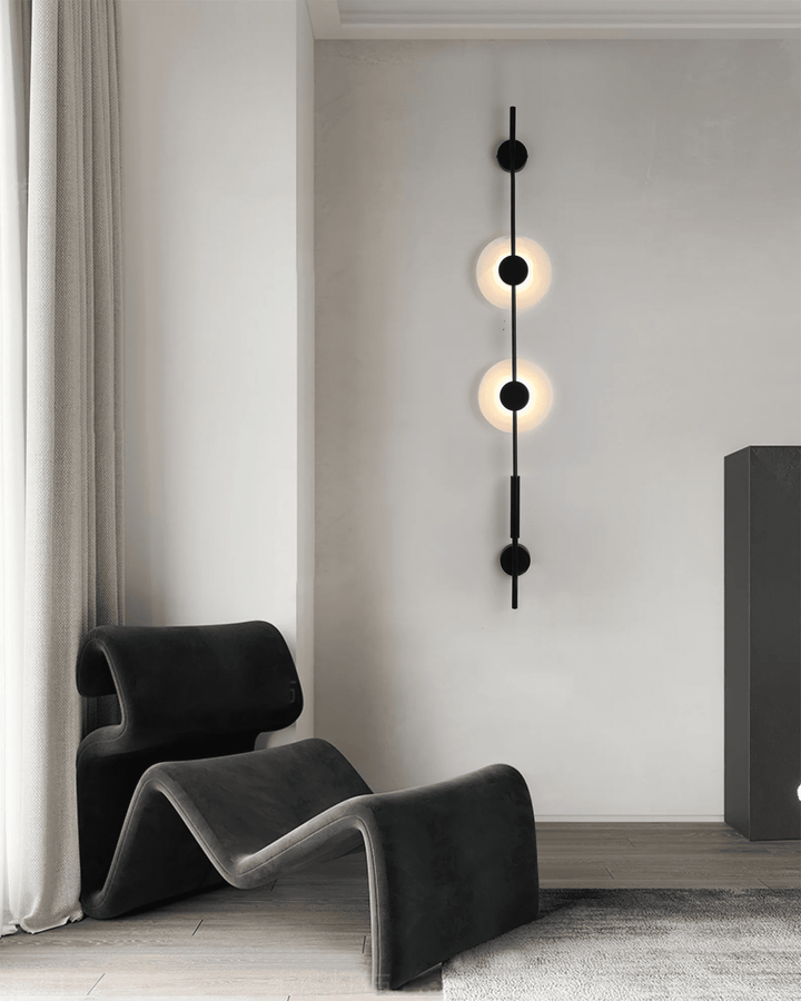 Alabaster Vertikal Vägglampa