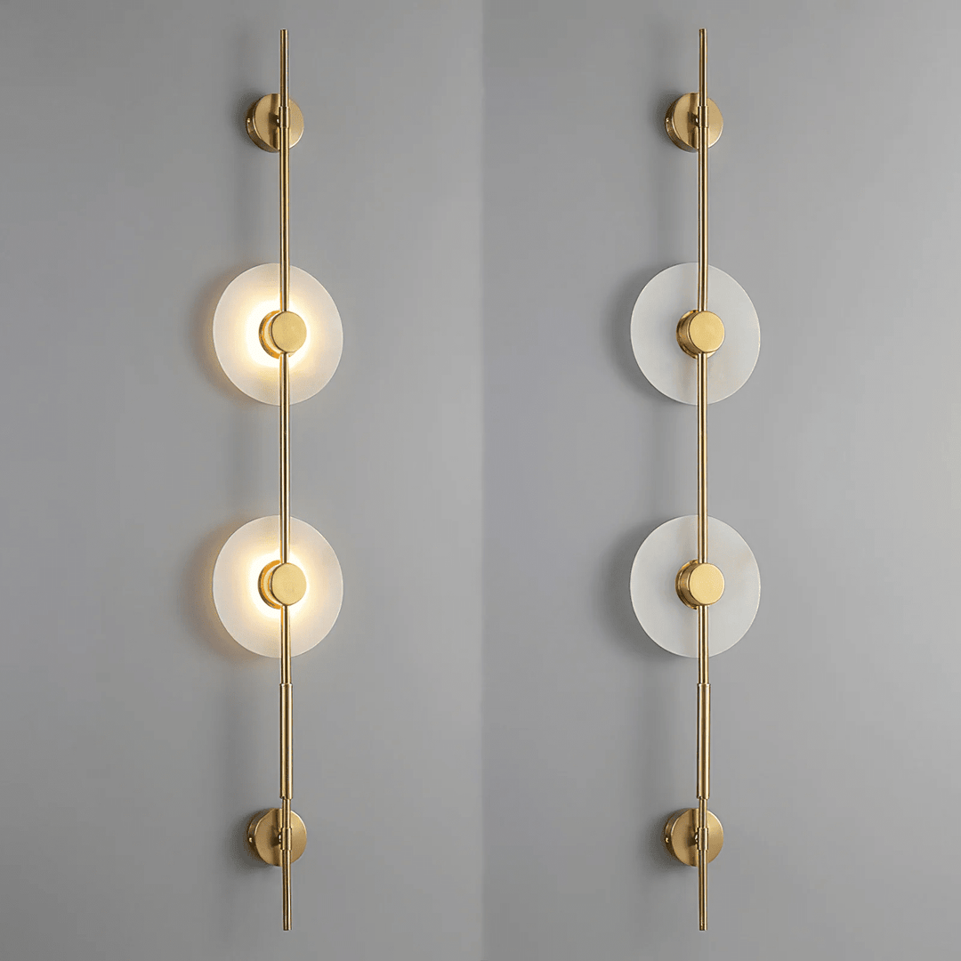 Alabaster Vertikal Vägglampa