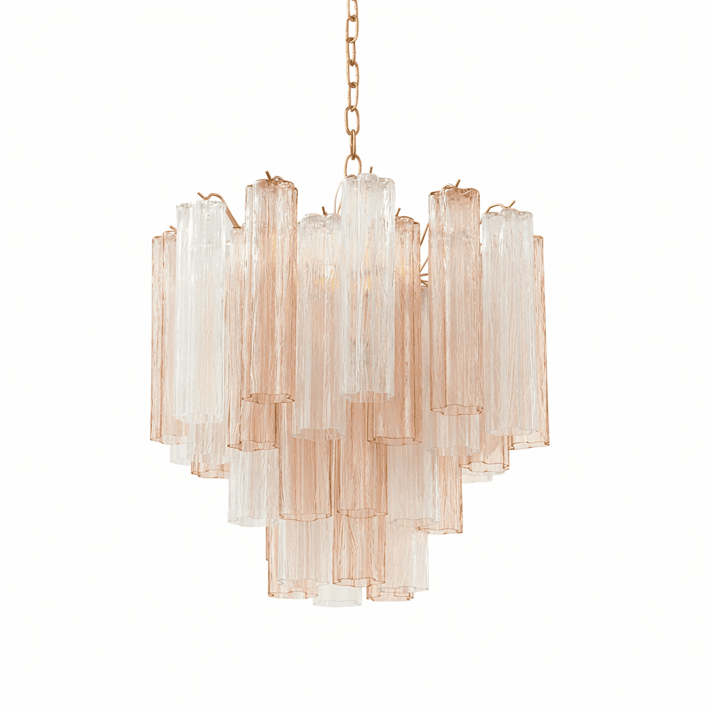 Glasrör Chandelier