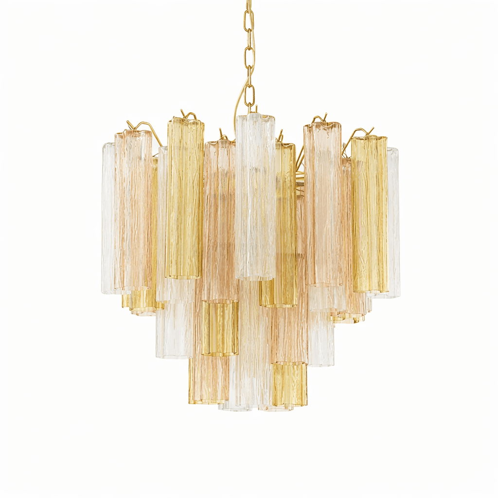 Glasrör Chandelier