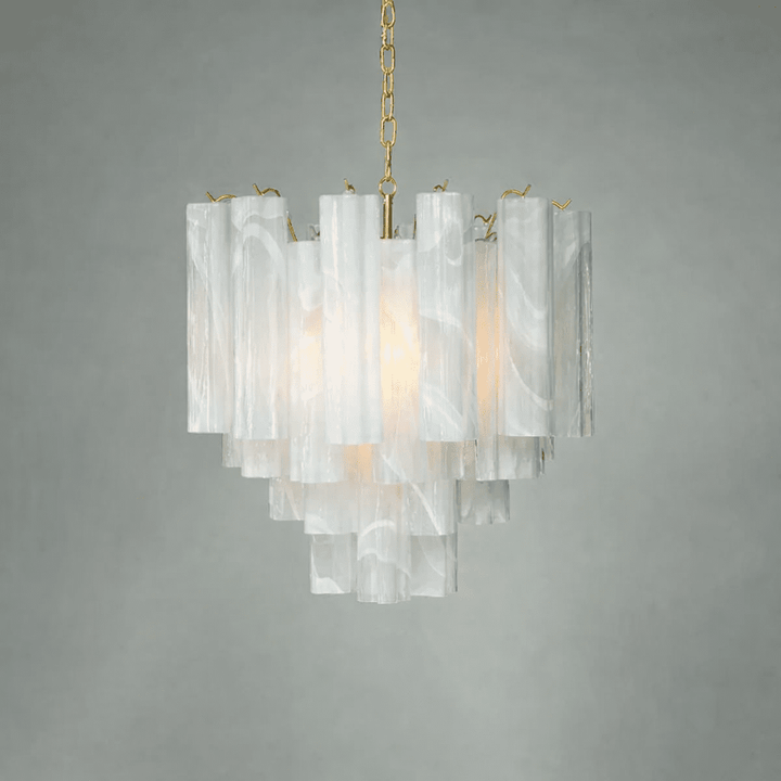 Glasrör Chandelier