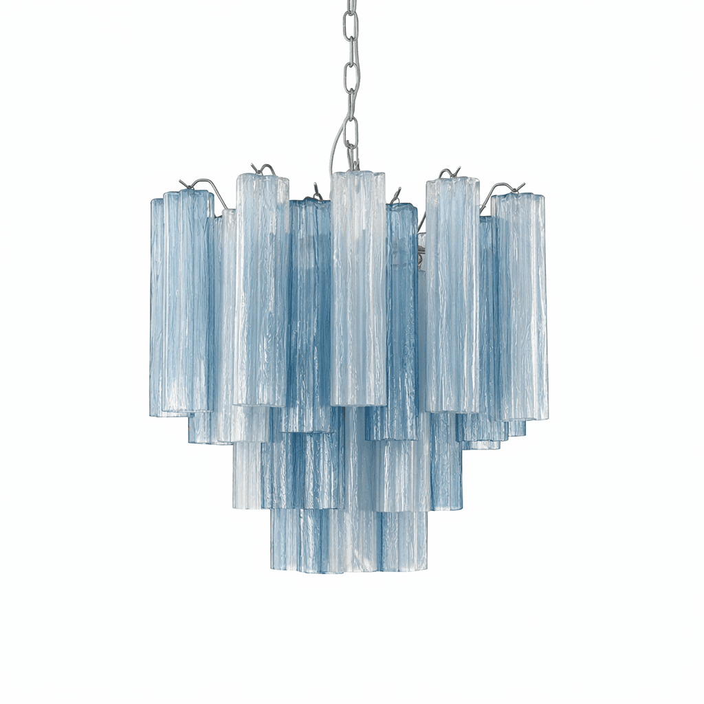 Glasrör Chandelier