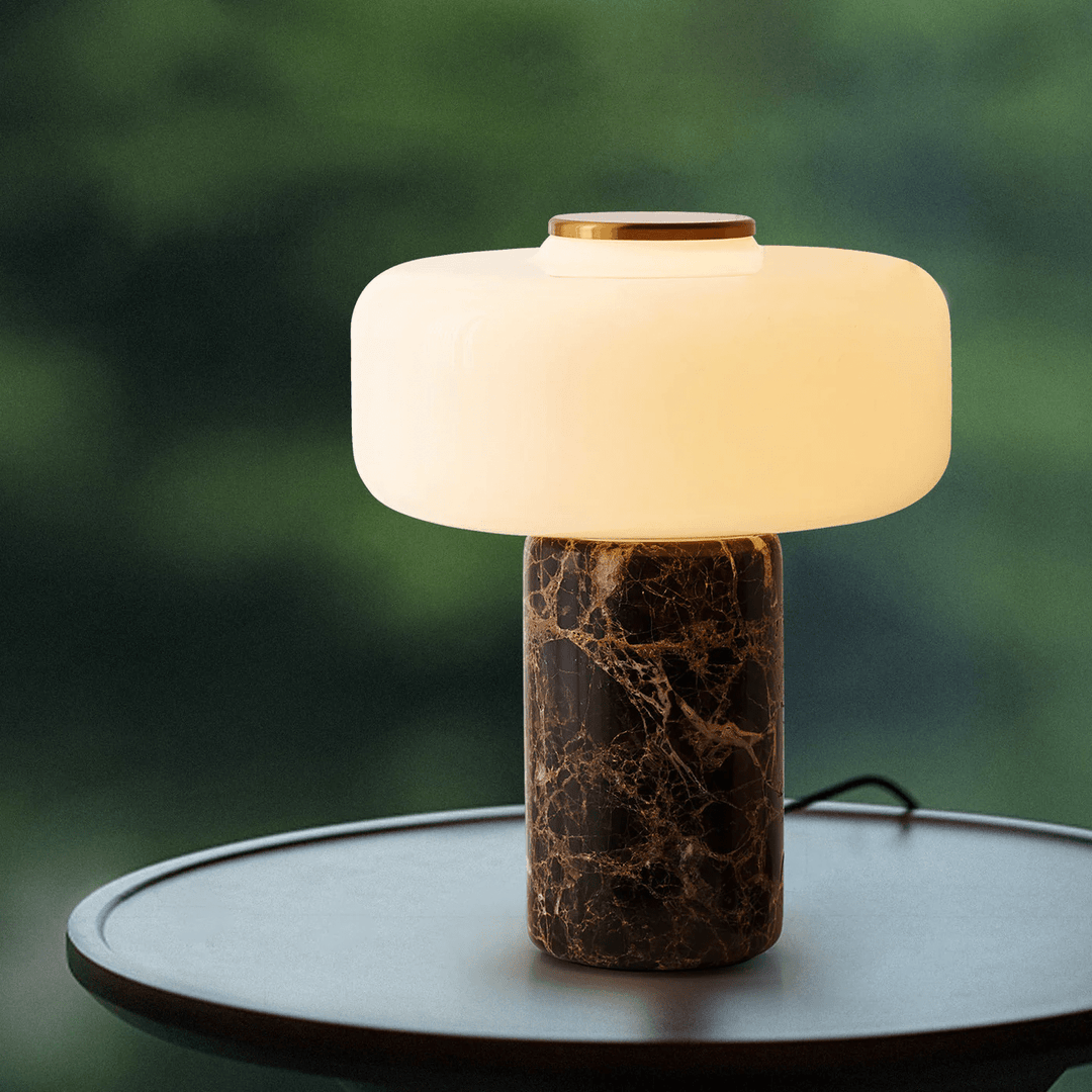 Maris Uppladdningsbar Marmor Bordslampa
