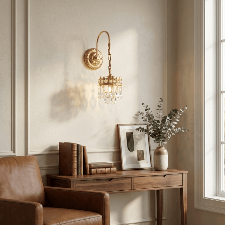 Kristallkrona Vägglampa