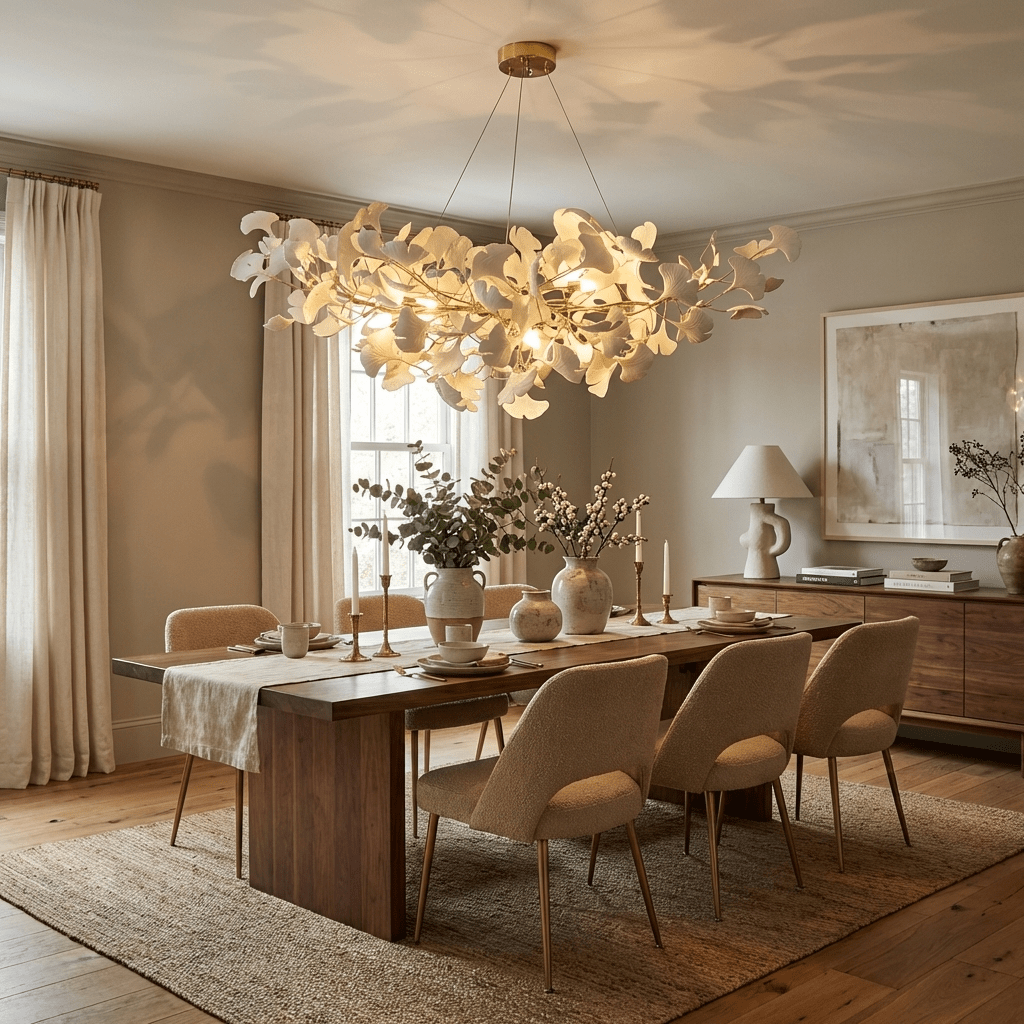 Horizon Bloom Gingko Kandelaber