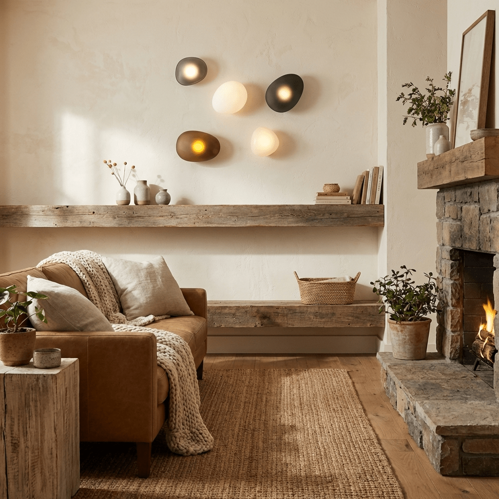 Bubbelformad Glas Vägglampa