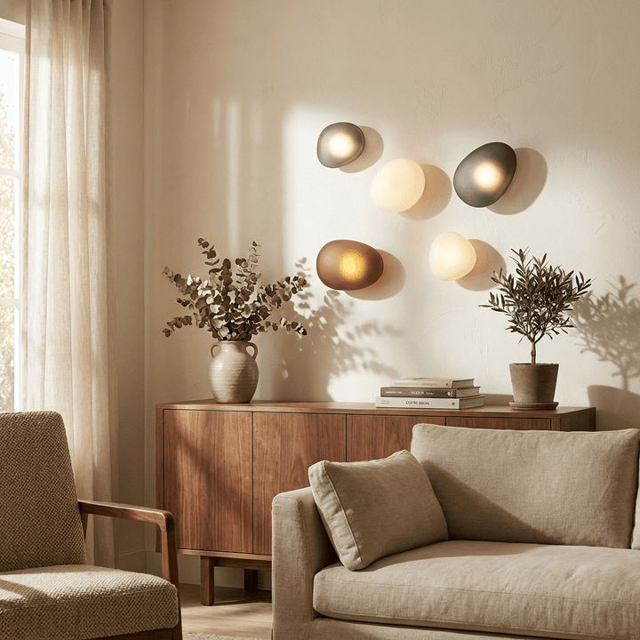 Bubbelformad Glas Vägglampa